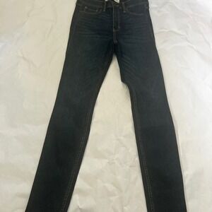 Abercrombie Fitch Super Skinny High Rise Womens Jeans Size 2S 26/29 Dark Wash